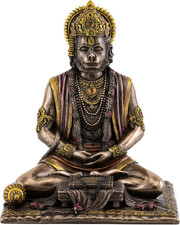 Hanuman Statue - Hindu God of Strength Sculpture in Premium Cold Cast Bronze- 7. picture