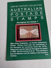 Australian Postage Stamp Aboriginal Art Series 1 Wild Onion Dreaming Pauline picture