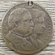 (P) 1887 Grover Cleveland Liberty Bell Tour Presidential Medal Token picture