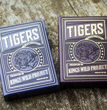 Silver & Gold v2 Gilded Tigers Playing Cards Kings Wild Project - Only 200 Made picture