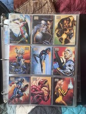 1996 Marvel Masterpieces 1-99, 1 Double Impact, 1 Masterprint *Read* picture