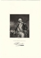 BENJAMIN LINCOLN, Revolutionary War General/Secretary of War, Engraving 9089 picture