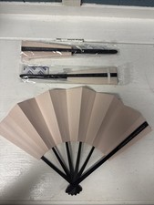 Lot Of 3 Viktor & Rolf Flowerbomb Fan Rare Perfume Co. Promo Items Plastic/Paper picture