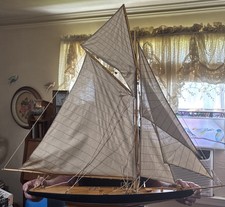 Vintage Pen Duick? Sailboat 31” Model, read.Lake House Decor Free picup Memphis  picture