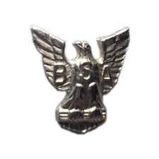Vintage BSA Boy Scouts of America Eagle Emblem Sterling Silver 925 Insignia Pin picture