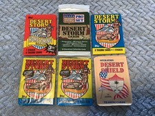 1991~Topps/Pro Set/Pacific~Desert Storm/Shield~Variety *Lot Of 6*Unopened Packs picture