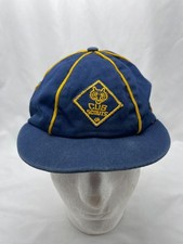 Vintage 1960's Cub Scouts BSA Blue Gold Uniform Hat Boy Scout Official Wolf Cap picture