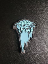 White Phosphor PVC Patch Blue Medusa NEW picture