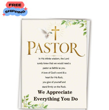 Christian Pastor Appreciation Card Gifts for Minister Church Leader picture