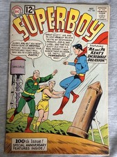 Superboy #100 - 1949 Series DC Comics - Fair /Fine - Oct. 1962 Issue picture