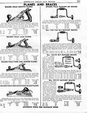 1946 Print Ad of Millers Falls MF Planes & Braces picture