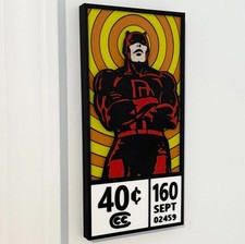Daredevil Marvel Corner Box Logo Hanging Sign 3D Printed PLA Wall Desk Shelf Art picture