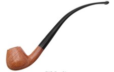 Mastro Geppetto: Liscia Bent Brandy Churchwarden (3) Tobacco Pipe picture