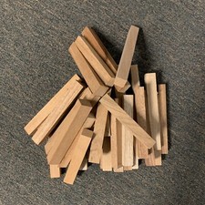 Cigar Box Deadman Spanish Cedar Blocks - Set/50 picture