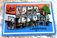 Vintage 1945 WWII Camp Roberts San Miguel Ca. Souvenir Photo Folder picture