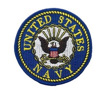US Navy 3 inch Hat or cap Patch H18 F1D9G picture