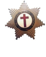 Knights Templar The Lux Silver star Heavy Badge picture
