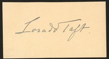 Lorado Taft d1936 signed autograph 2x3.5 cut American Sculptor & Writer ^ picture