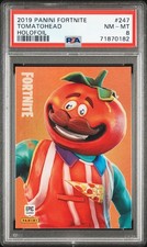2019 PANINI FORTNITE SERIES 1 USA #247 TOMATOHEAD HOLOFOIL PSA 8 picture