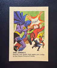 1966 Batman Weeties/Rice Krinkles Card #5 The Joker Rare picture