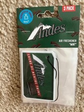Andes Creme De Menthe Mints Thins Car Hanging Air Fresheners 3 Pack BRAND NEW picture