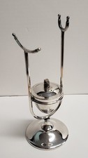 Vintage Mid Century PM Italy Silverplate Brandy Warmer – 7” Tall, Works Fine picture