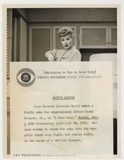 Lucille Ball 1955 Original CBS Portrait Photo I Love Lucy TV Show J14856 picture