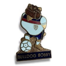 ENGLAND World Cup 1982 BULLDOG BOBBY Football Pin Badge Spain 82 Original (23 picture