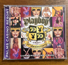 Las Vegas Palms Casino Playboy Club 50th Anniversary $5 Chip set of 5 with case picture