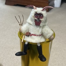 VTG Hungarian Buso Doll Figurine Hanging Ornament Spring Devil Shelf Sitter picture