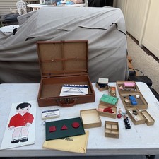 Vintage Stanford-Binet Intelligence Scale Kit with mixed books/forms-Incomplete picture