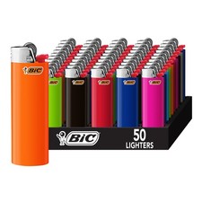 BIC Classic Maxi Pocket Lighters, Assorted Colors, 50-Count Tray of Lighters picture