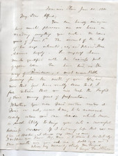 T30-78833. Letter Jamaica Plain Boston June 1881 fr George Samuel Rees to Alfred picture