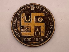 Pre-1933 Boy Scouts Excelsior Shoe Co Good Luck Token Portsmouth Ohio Advertisin picture