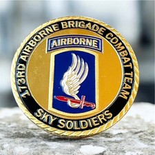 US ARMY 173rd AIRBORNE BRIGADE COMBAT TEAM Challenge Coin ·FAST SHIPPING· ·NEW· picture