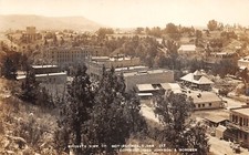 RPPC Bird's Eye View Hot Springs SD Johnson & Olson 1909 Photo Postcard picture