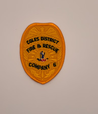 Coles District VFD Patch Prince William County VA FD Station Was Disbanded Rare picture