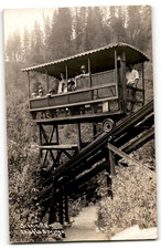 RPPC Scenic Railroad Shasta Springs California Real Photo Postcard Unused picture