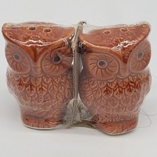 Owl Salt and Pepper Shakers - 3.5