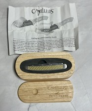 CAMILLUS YELLO JAKET YELLOW JACKET COLLECTORS 2 BLADE POCKET KNIFE WITH WOOD BOX picture