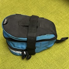 Vintage 1990s GIANT 7.5” Seat Wedge BLUE TEAL Expanding Saddle Bag Pack SCHWINN picture