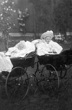 Prince Edward and his brother Prince Albert 1896 Old Photo picture