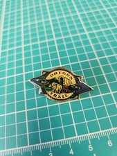 Vtg Oregon Trail Souvenir Gold Tone Lapel Pin picture