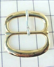 Brass Belt Buckle, Double Hanger Buckle, F&I brass reproduction buckle 1 3/4