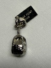 1962 Two Person Sky Ride Cedar Point Amusement Park Ohio Sterling Bracelet Charm picture