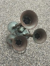 Antique E.A. Laboratories Inc. Triple Horn Car Automobile Cool Piece picture