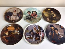 Knowles Set: 6 Collector's Plates (Various Series) — Please Read picture