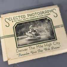 Selected Photographs Denver The Mile High City vintage travel photo set of 7 picture
