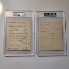 Rare Harold Lloyd Hal Roach Signed PSA DNA Autograph Auto Actor Director COA picture