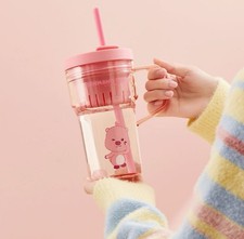🩷 NEW VIRAL SOLD OUT PINK MINISO X ZANMANG LOOPY TUMBLER CUP (INFUSER BASKET) picture